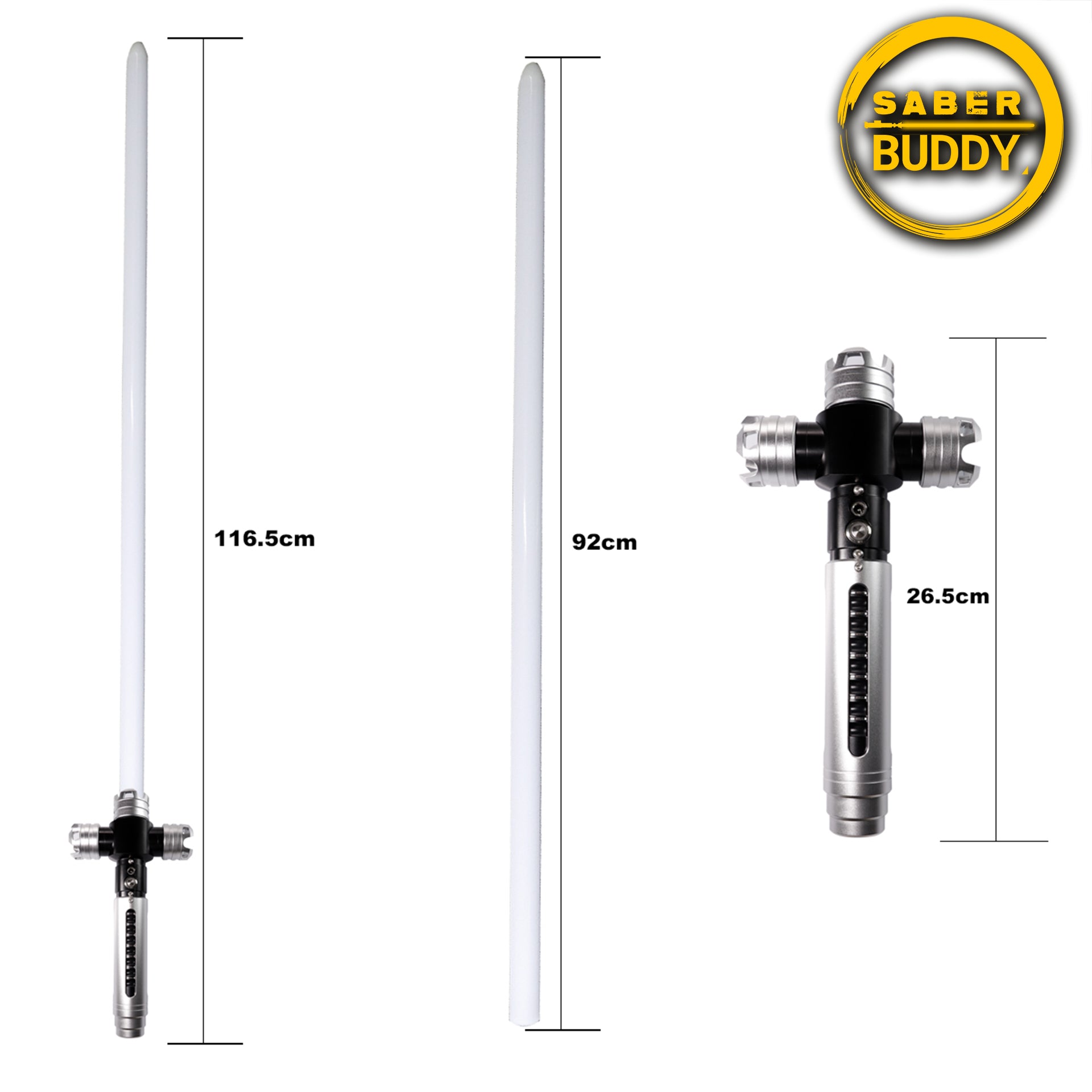 Crossguard Lichtschwert (Kylo Helle Seite inspiriert)