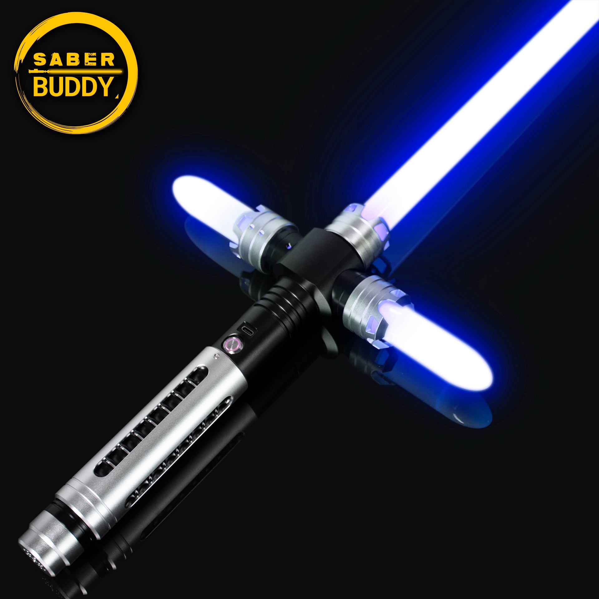 Crossguard Lichtschwert (Kylo Helle Seite inspiriert)